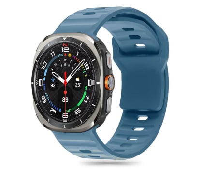 Pasek do smartwatchy Tech-Protect Silicone Line do Galaxy Watch Ultra (47 mm) Montego Blue